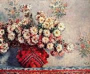 Claude Monet Stilleben mit Chrysanthemen Spain oil painting artist